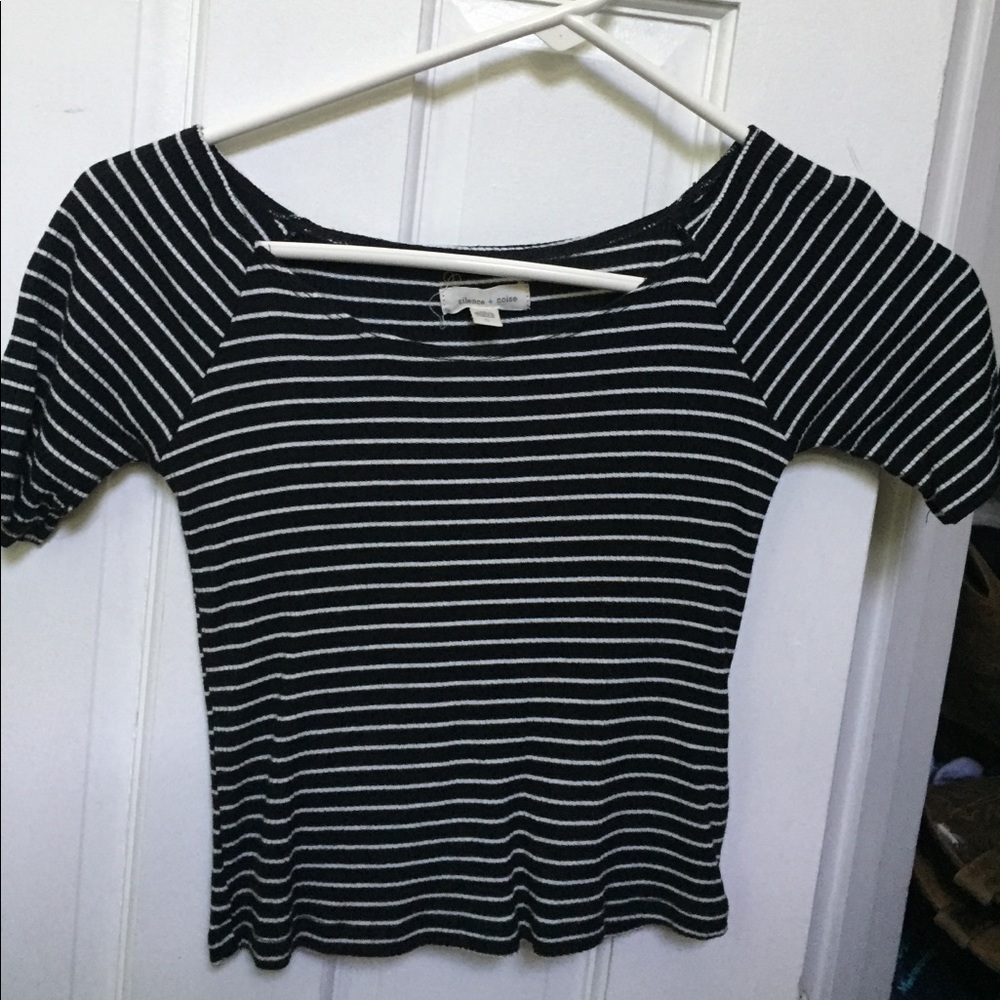 Urban Outfitters Black and white stripped top.